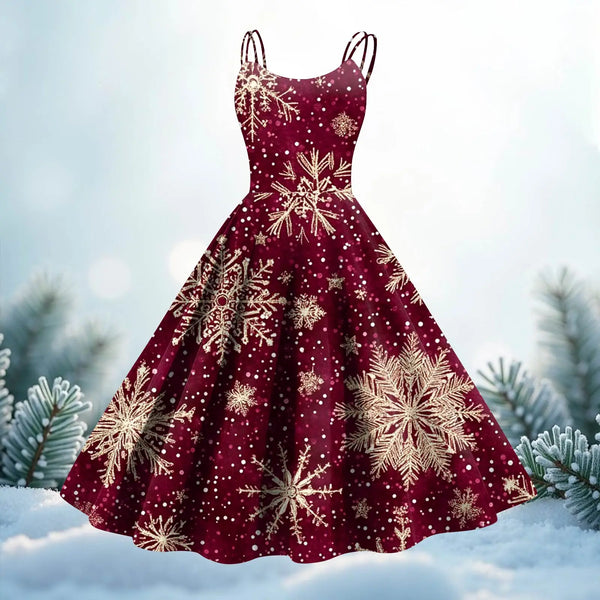 Women'S Fashion Christmas Printed Sexy Strapless Gothic Cocktail Dress Punk Vintage Dress Elegant Dresses For Women Vestido