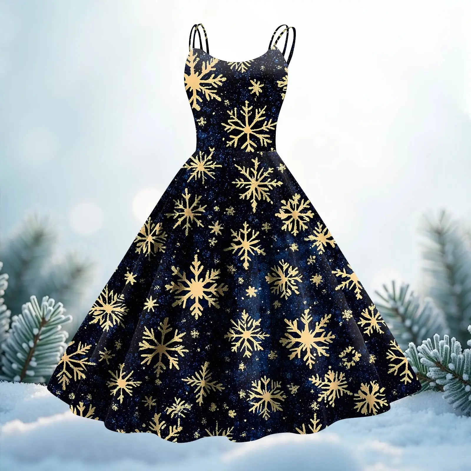 Women'S Fashion Christmas Printed Sexy Strapless Gothic Cocktail Dress Punk Vintage Dress Elegant Dresses For Women Vestido