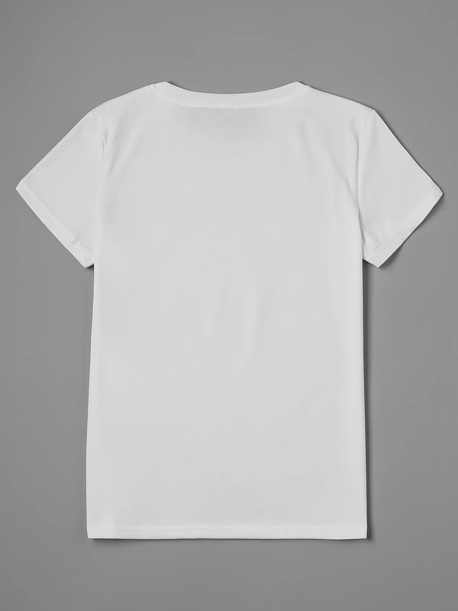 [Patriotic T-Shirt] Patriotic American Flag Women's T-Shirt | Casual Crew Neck, Short Sleeve, Polyester, All-Season Tee