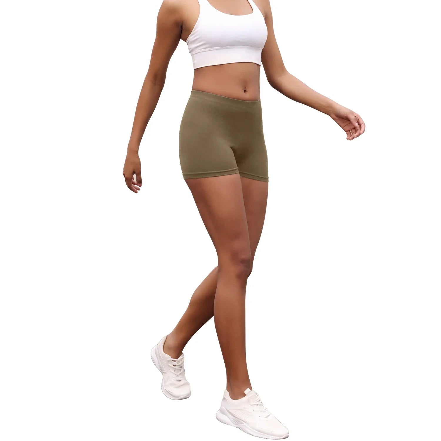 High Elasticity Sports Shorts Biker Shorts For Women Super Soft No See Yoga Running Push Up Gym  Fitness Women's Activewear