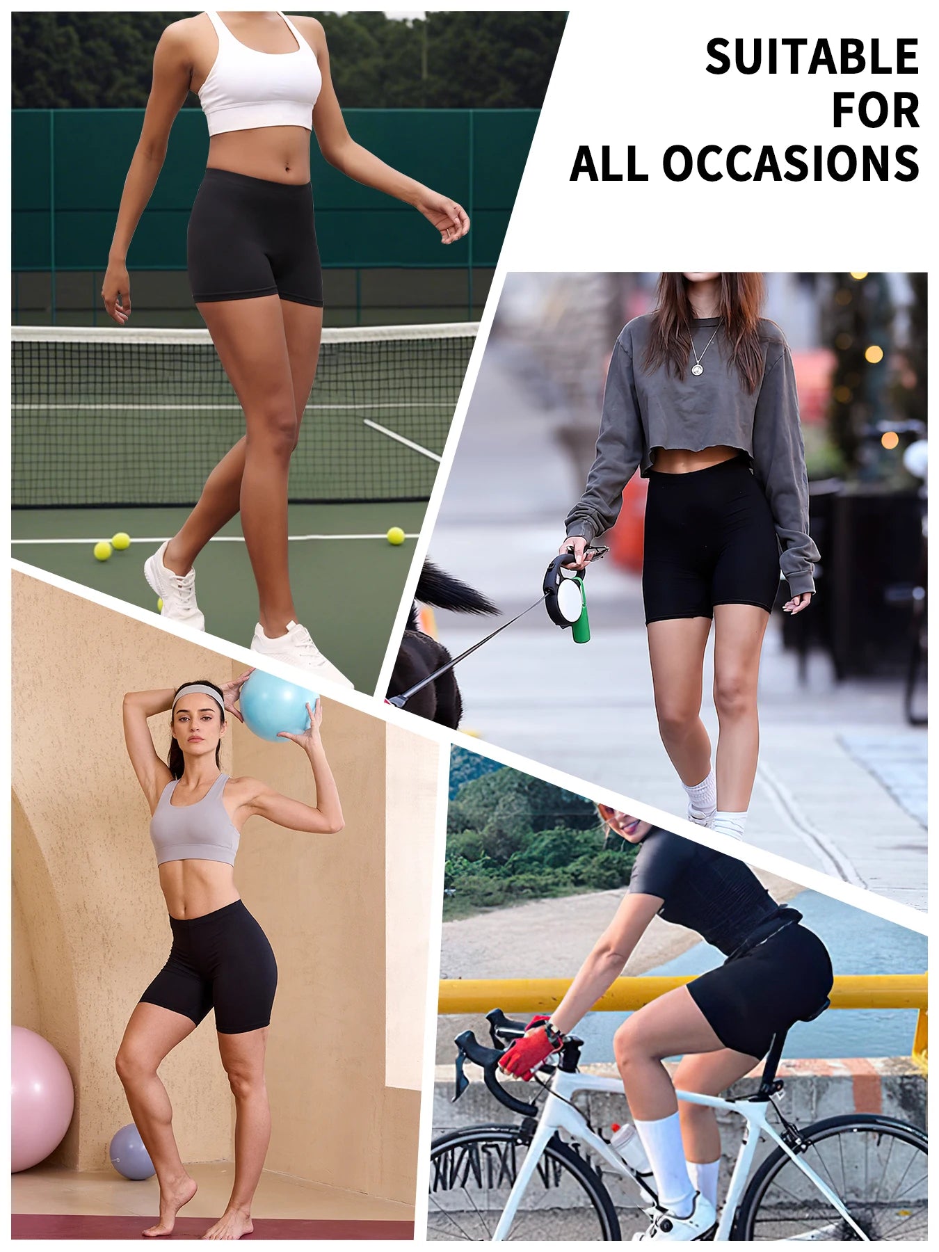 High Elasticity Sports Shorts Biker Shorts For Women Super Soft No See Yoga Running Push Up Gym  Fitness Women's Activewear