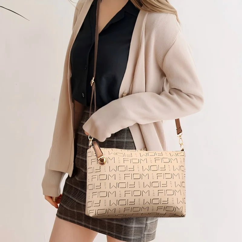 Pahajim 6-Pcs Women Handbag Purse Shoulder Totes Satchel Bags Top-Handle Boston Bag Crossbody Bag Wallet Messenger Set