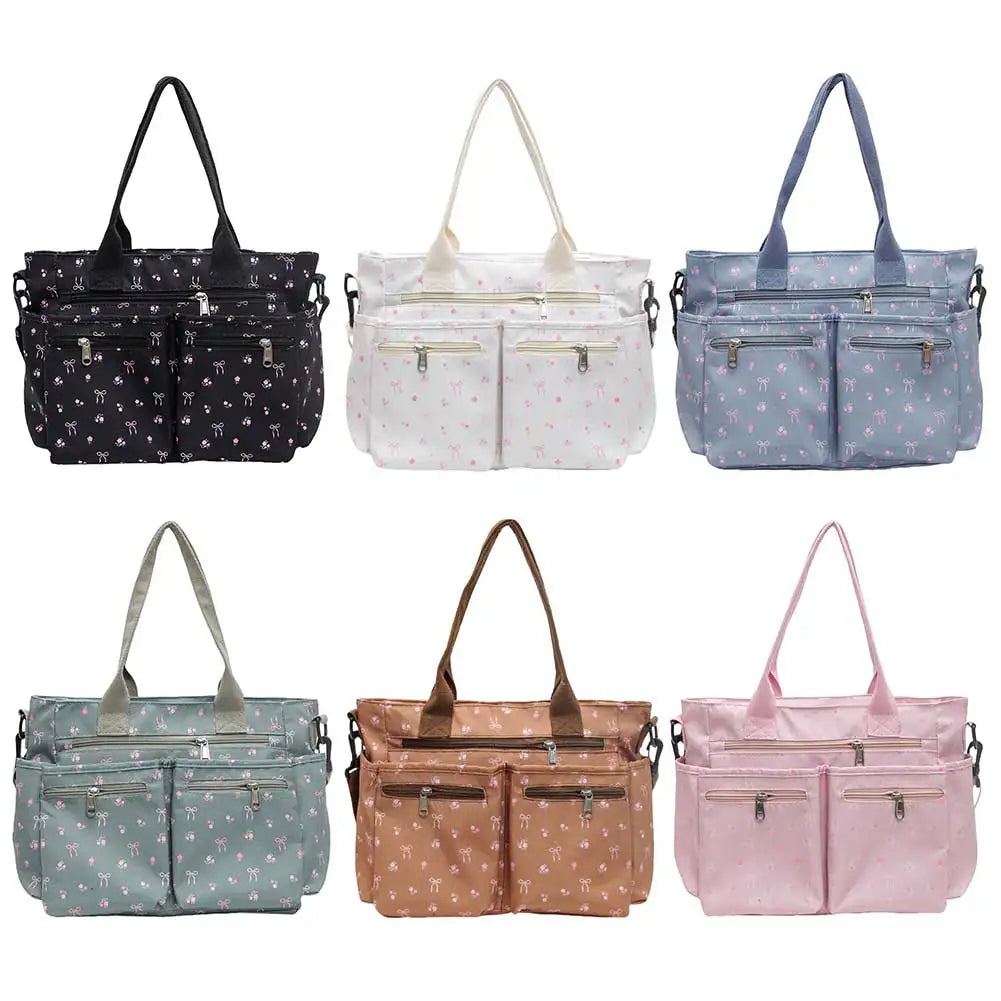 Women Slouchy Tote Handbag Adjustable Strap Large Capacity Fashion Shoulder Bag with Multi Pockets for Daily Commute