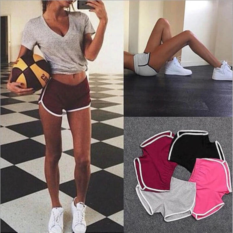 Summer Exercise Gym Shorts Women Yoga Shorts Professional Sports Running Black Workout Black Training Shorts