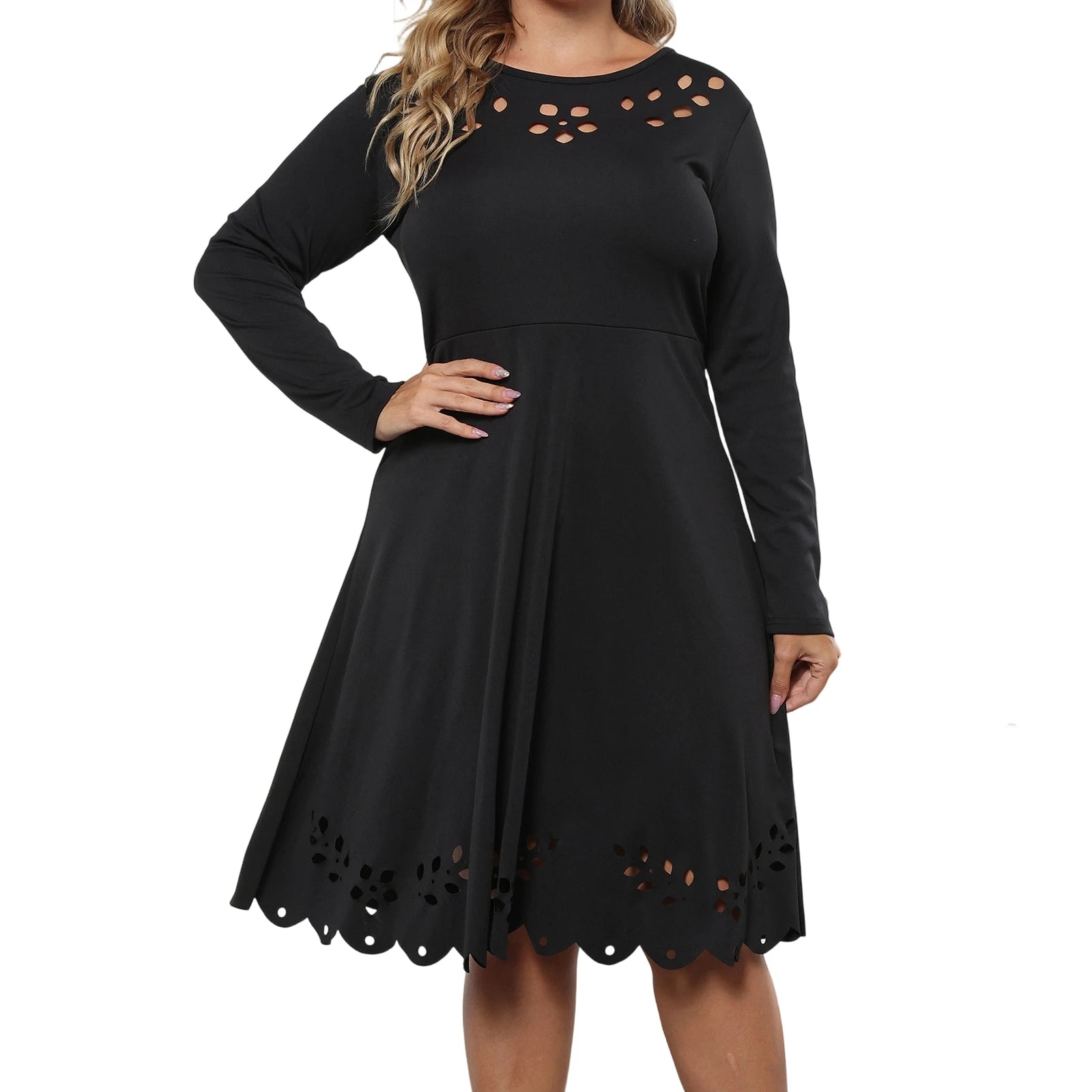 Elegant Floral Print V-Neck Maxi Dress with Long Sleeves and Belted Waist for Women Casual Boho Style Summer Dress