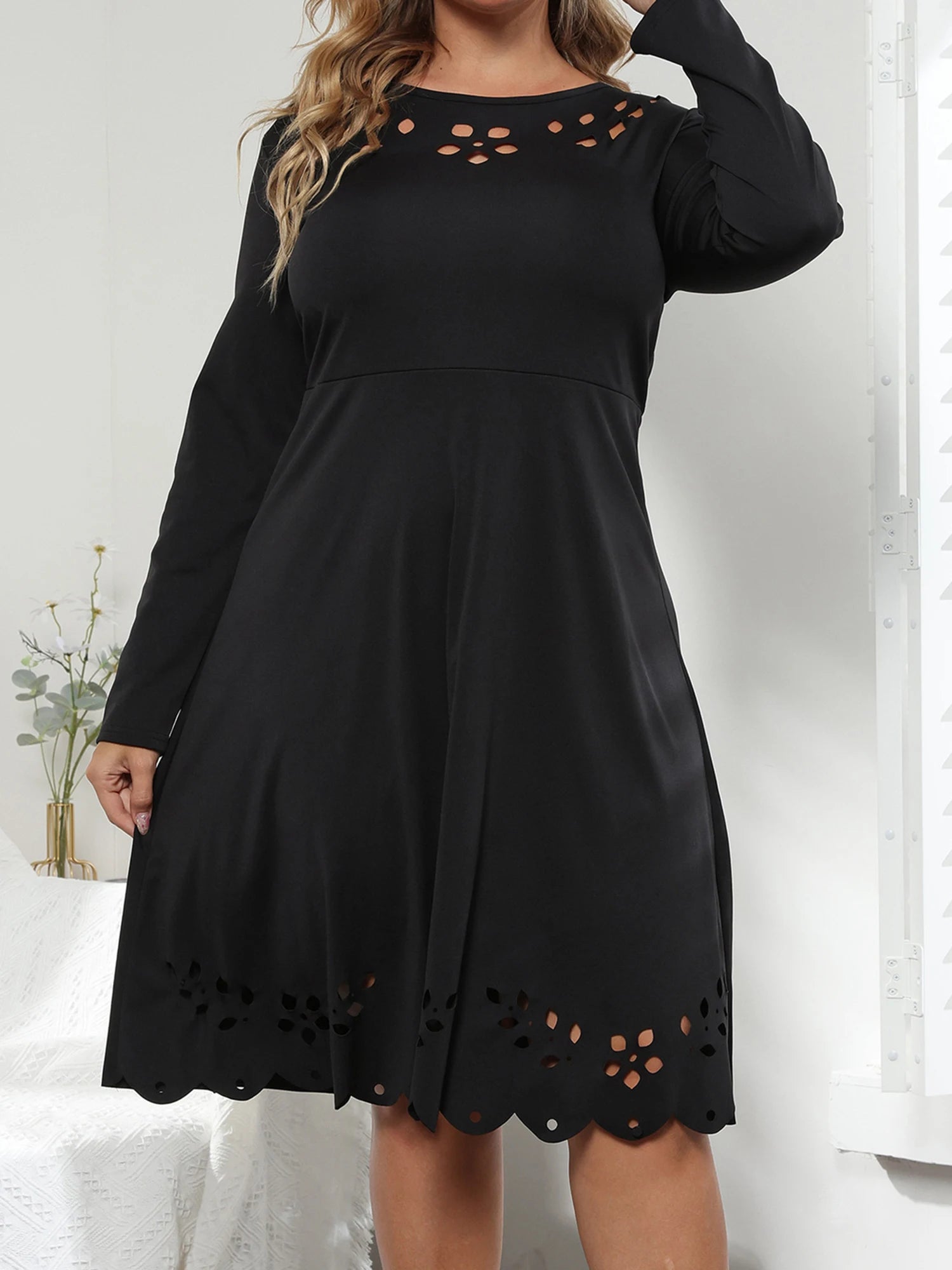 Elegant Floral Print V-Neck Maxi Dress with Long Sleeves and Belted Waist for Women Casual Boho Style Summer Dress