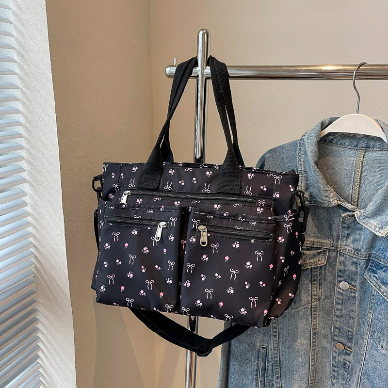 Women Slouchy Tote Handbag Adjustable Strap Large Capacity Fashion Shoulder Bag with Multi Pockets for Daily Commute