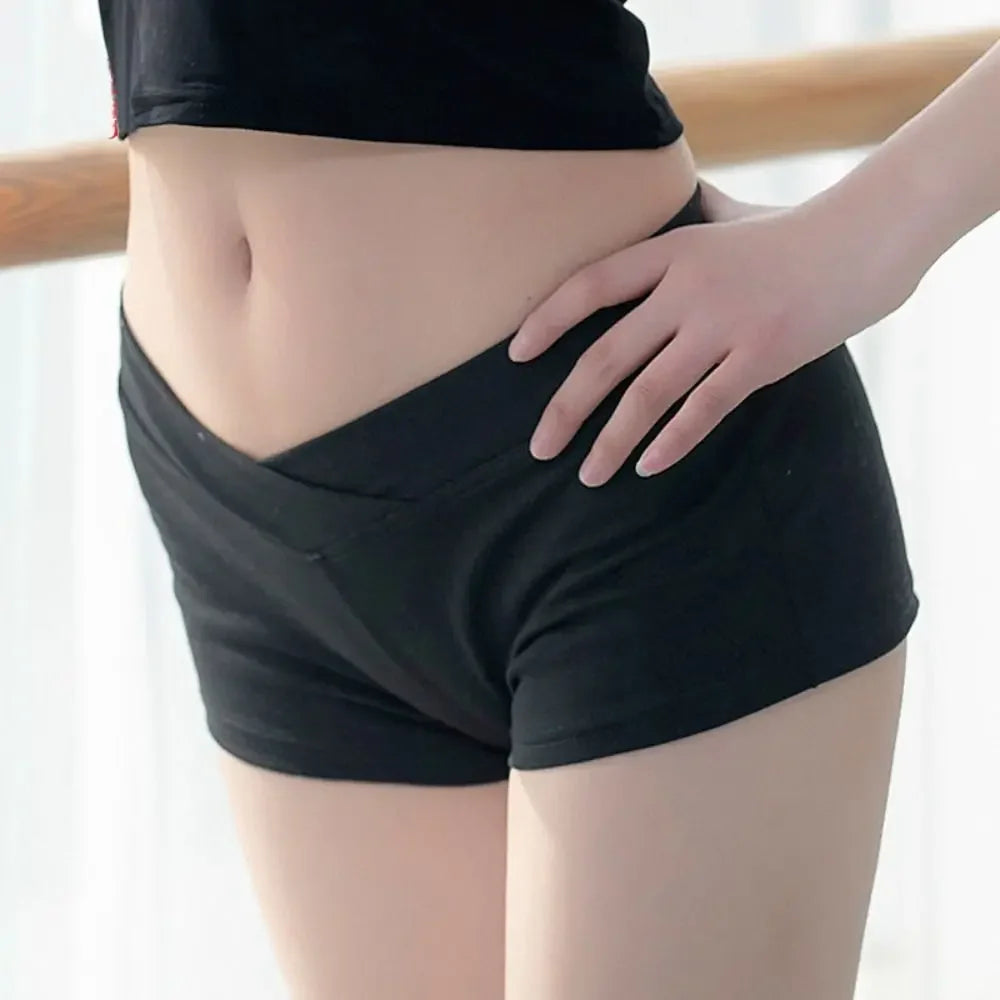 Women Ultra Short Sports Shorts New Casual Sexy Tight Low Waist Shorts Summer Fitness Running Black Ballet Pants